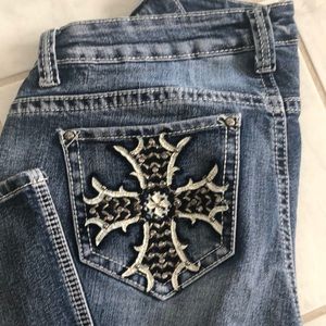 ZCO jeans with cross pocket detail